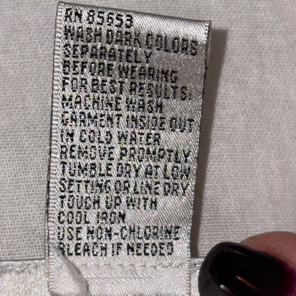 VTG Napa Valley Woven Patchwork Vest Button Floral Cottagecore Womens M HongKong - Picture 8 of 8